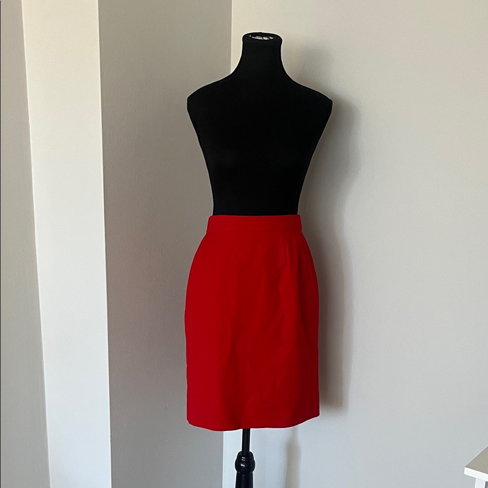 Escada Elegant Red Women's Skirt